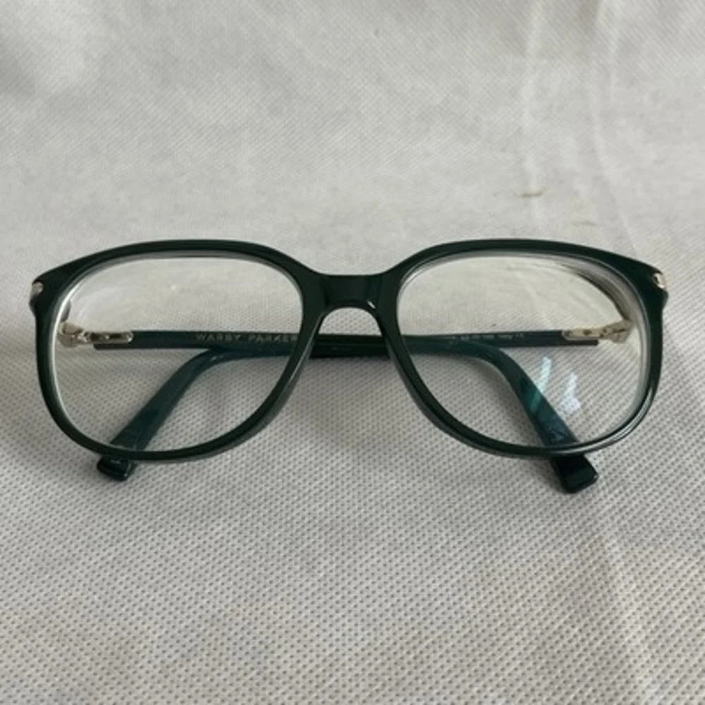 Laurel Italy M3708 Dark Green Eyeglasses Frame Barely Worn Excellent Condition